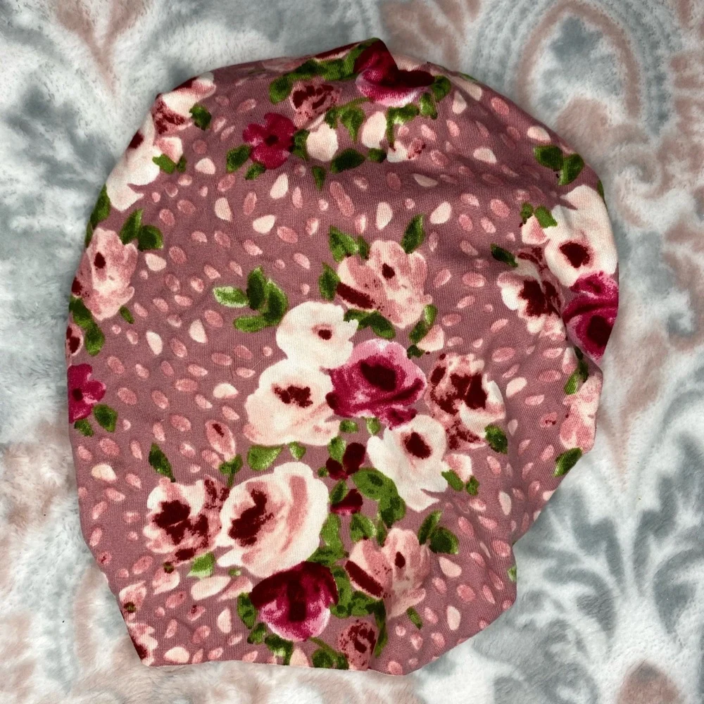 Floral Pink Kids Hat